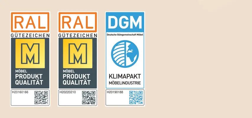 Gütesiegel Goldenes M